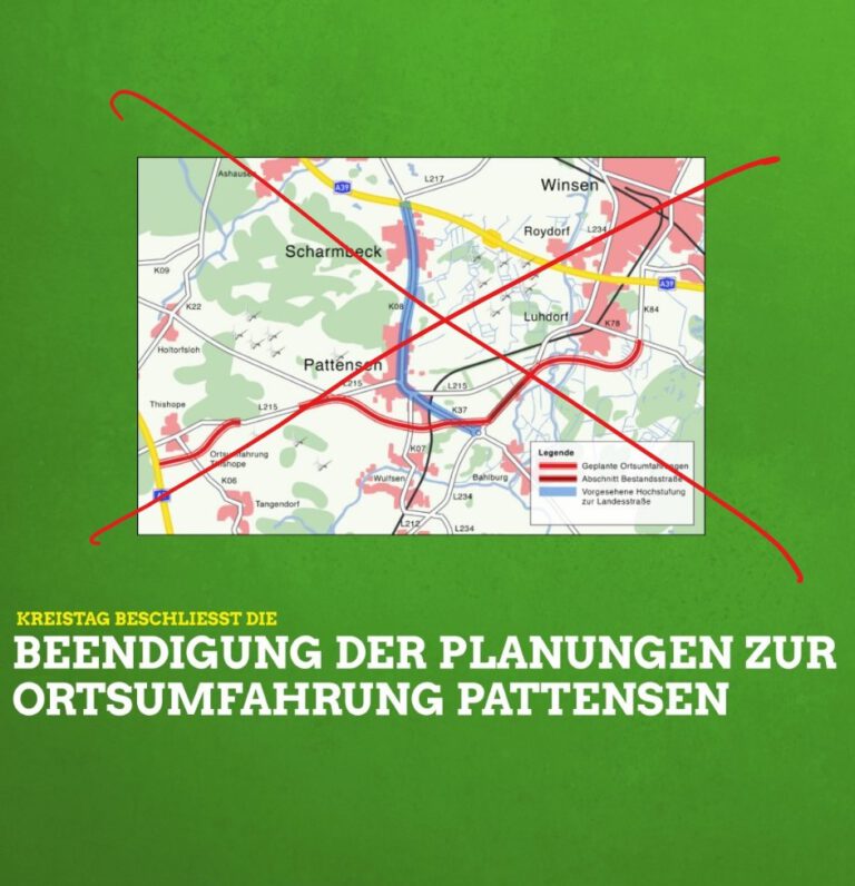 Planung der Ortsumgehung Luhdorf/Pattensen gestoppt: Alles wird gut!