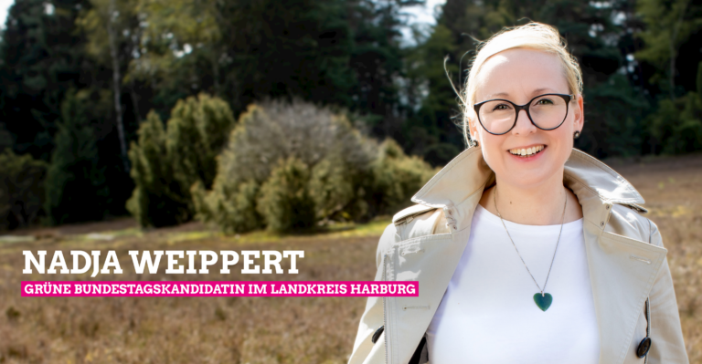 Nadja Weippert: GRÜNE Direktkandidatin für die Bundestagswahl im Landkreis Harburg