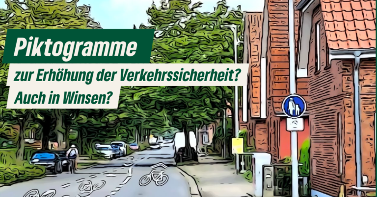 Piktogrammketten zur Erhöhung der Verkehrssicherheit auch in Winsen?