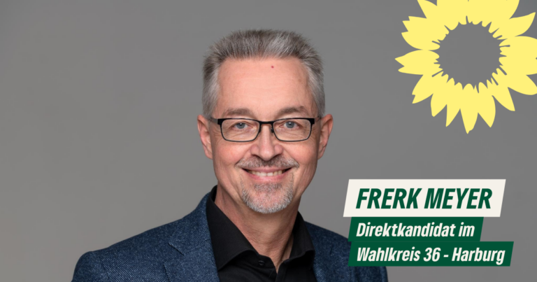 GRÜNER Direktkandidat für den Bundestag: Frerk Meyer.