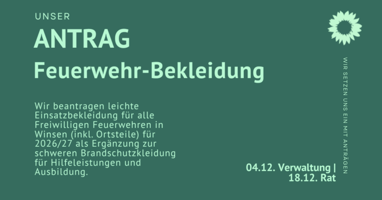 Leichtere Einsatzkleidung für Winsener Feuerwehren