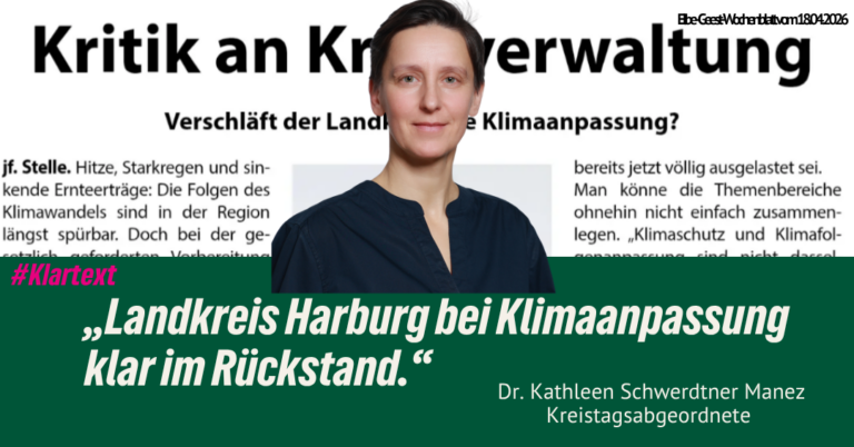 Landkreis Harburg bei Klimaanpassung im Rückstand