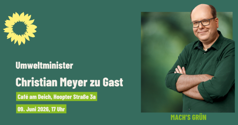 Umweltminister Christian Meyer besucht Winsen