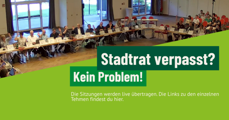 Stadtrat verpasst? Schau doch einfach nachträglich rein!