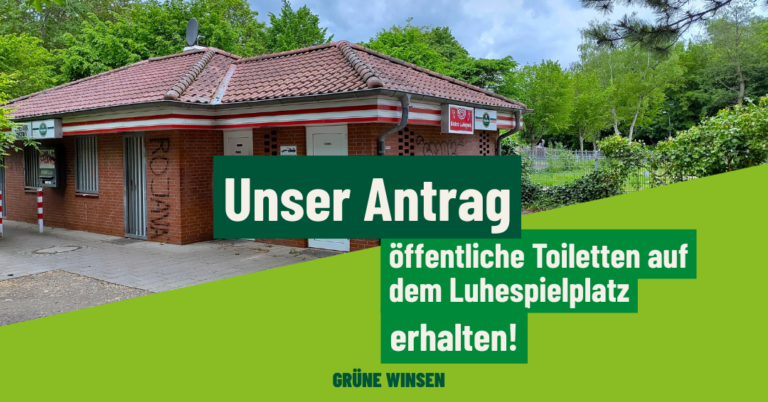 Notdurft ist ein Grundrecht – öffentliche Toiletten auf dem Luhespielplatz erhalten!