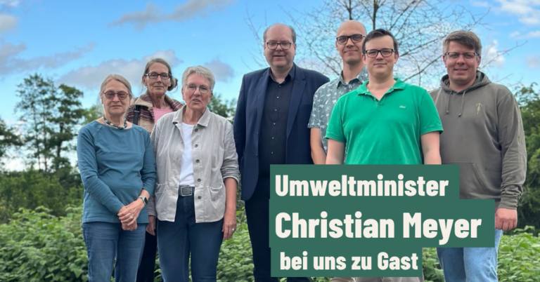 „Wasser geht uns alle an.“ Umweltminister Christian Meyer im Gespräch