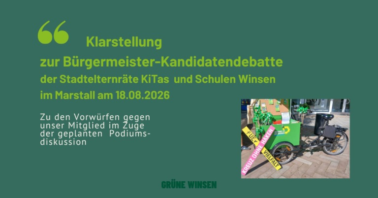 Position zur öffentlichen Diskussion über die Kandidatendebatte am 18.08.2026