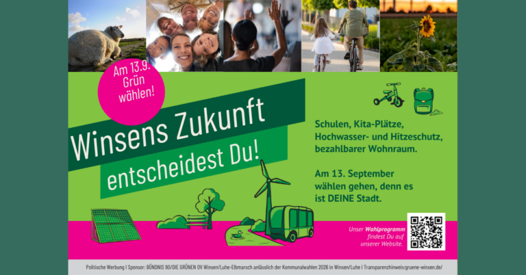 Transparenzhinweis zu Anzeigen und E-Banner im Wochenblatt, Kommunalwahl 13.09.2026