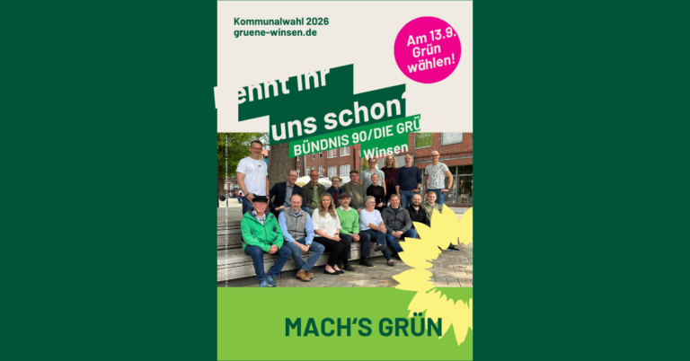 Transparenzhinweis zu den Broschüren als Postwurfsendung in Winsen und der Elbmarsch, Kommunalwahl 13.09.2026